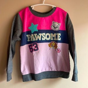 Paw Patrol Skye and Everest sweat shirt 5T
